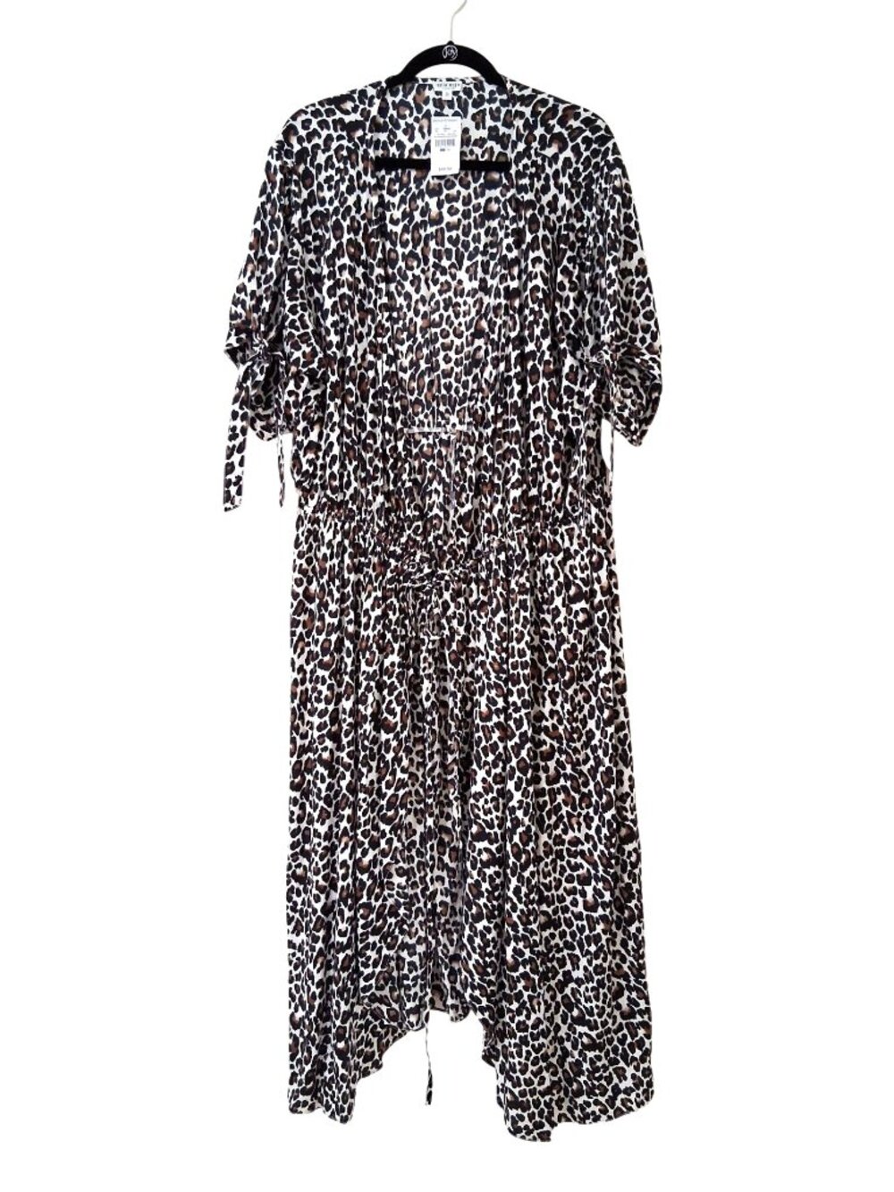 Deja Bleu Leopard Print Swimsuit Cover Size 2X NWT Ashley Stewart